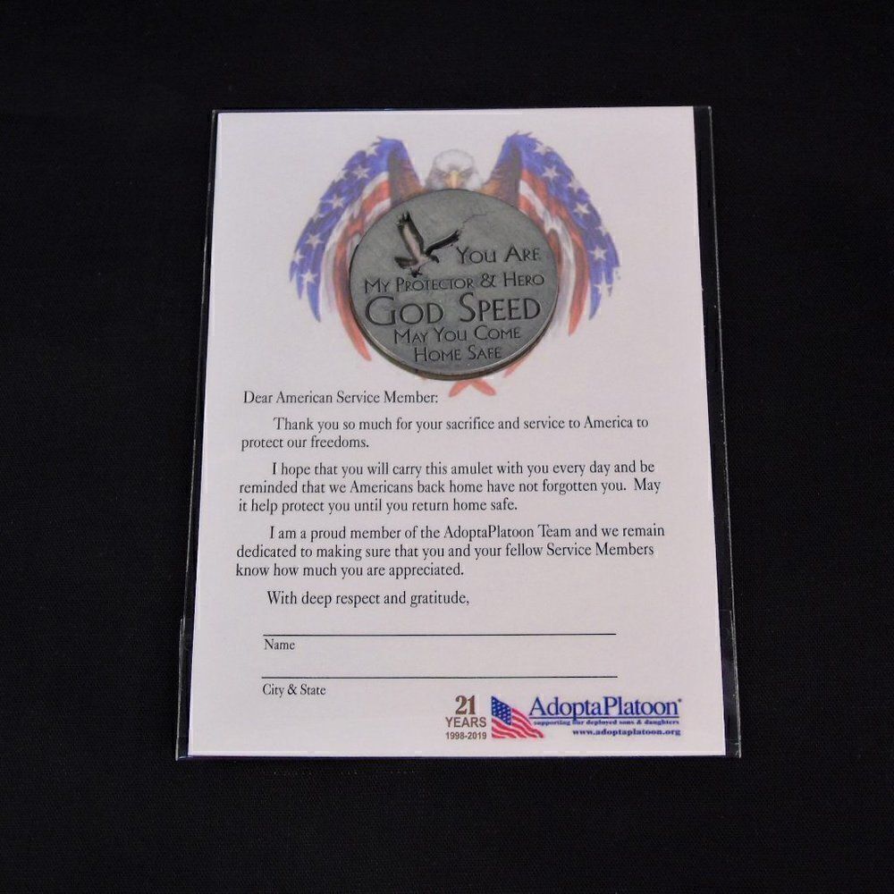 American Service Member Protection Amulet - Picture 3 of 5